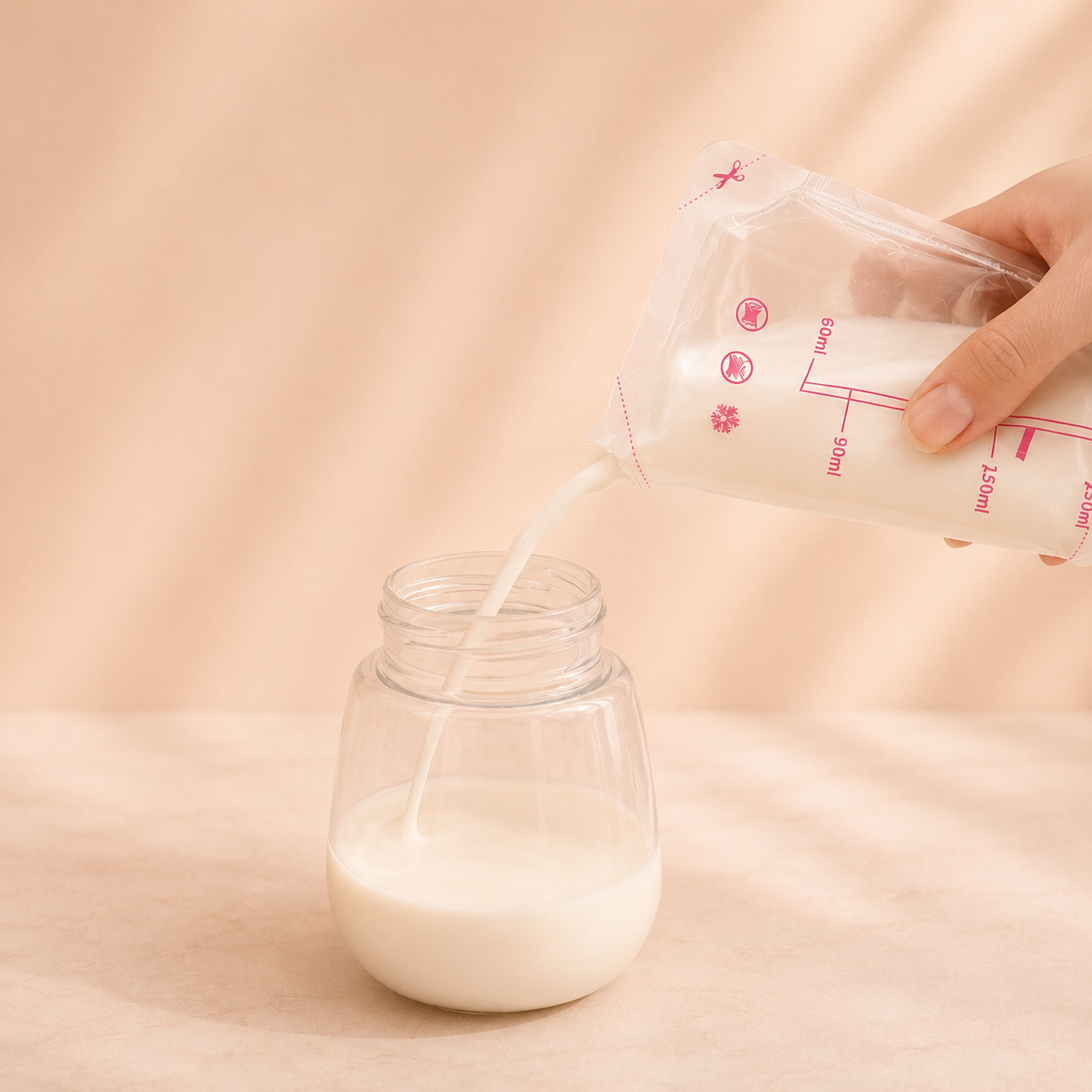 30 stuks melk bewaarzakjes