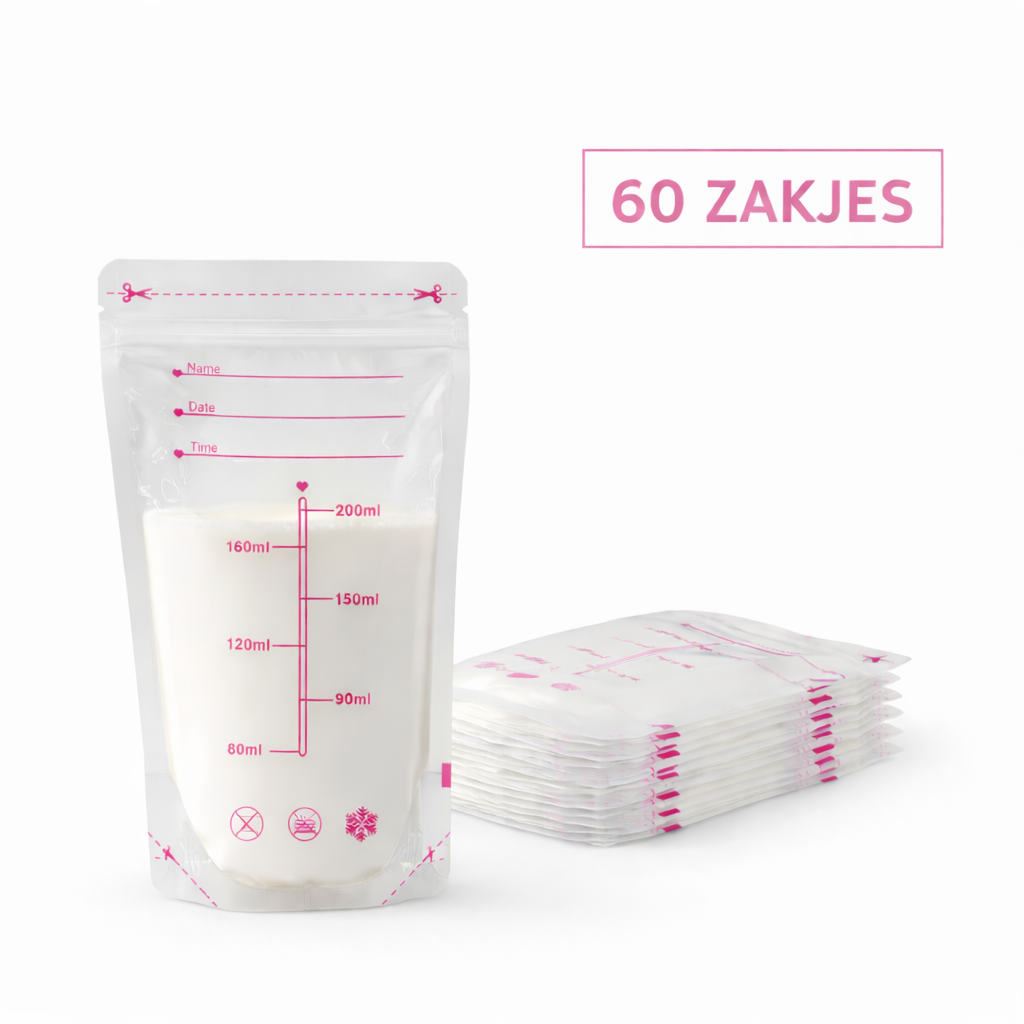 60 stuks melk bewaarzakjes