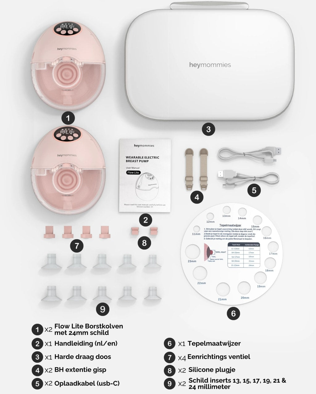 Flowie Duo Wearable Breast Pump